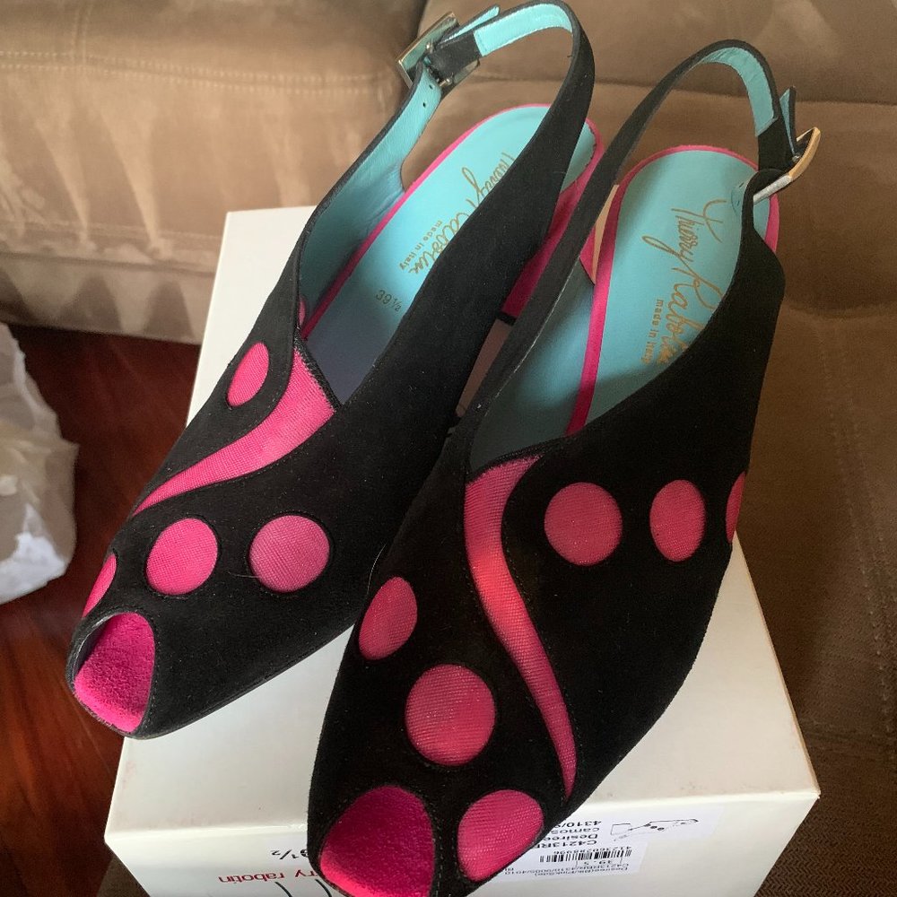 NEVER WORN IN BOX. Thierry Rabotin suede Desiree Camoscio shoes